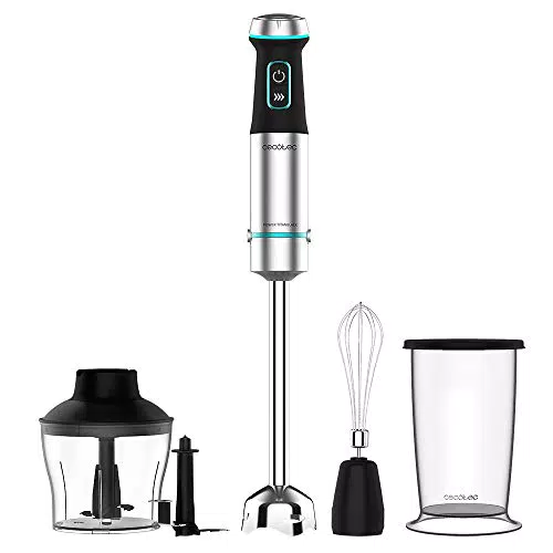 Cecotec Frullatore a immersione Power TitanBlack 1200 XL Cream&Crush