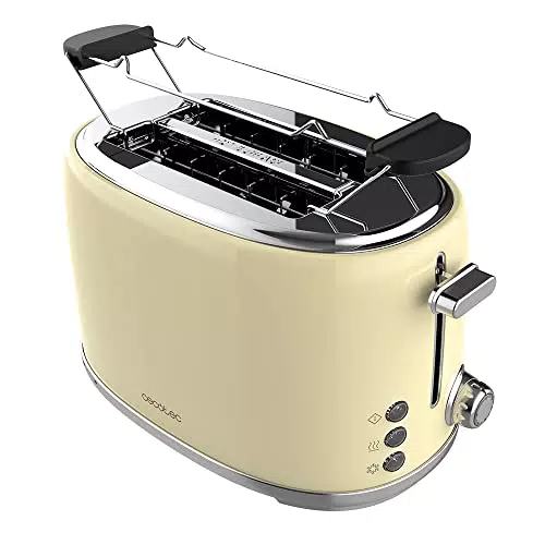 Cecotec Tostapane 2 fette Toast&Taste, Beige