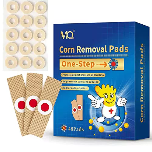 cerotti per mais, per verruche, rimuovi verruche, MQ 48pcs tamponi per rimuovere mais per verruche a piedi e mani