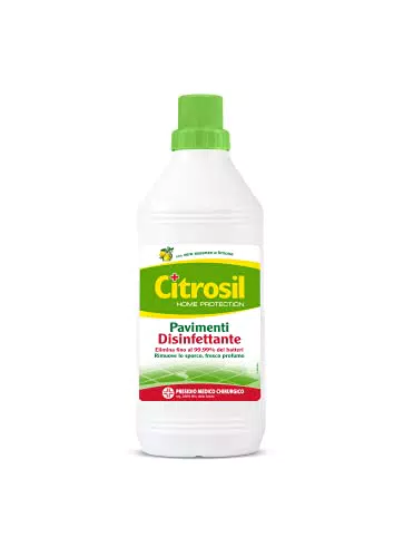 Citrosil Home Protection - Detergente Liquido Pavimenti Disinfettante con Vere Essenze di Limone