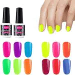 CLAVUZ Kit da 12 pezzi di Smalto per Unghie Fluorescente Semipermanente