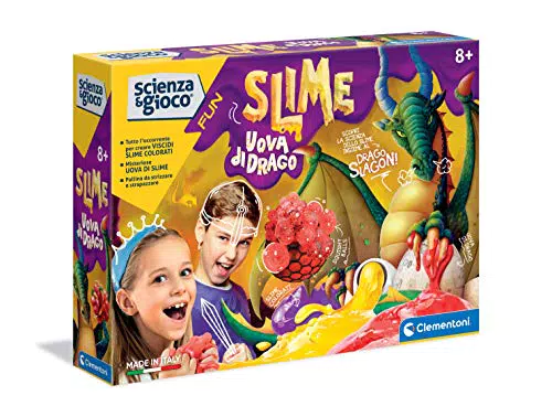 Clementoni - Scienza e Gioco Fun, Slime Uova di Drago