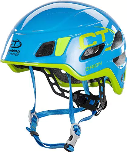 Climbing Technology Orion 6X94203AA1CTSTD Casco, Azzurro/Verde