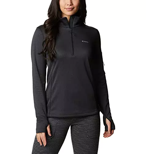 Columbia W Park View Grid Fleece 1/2 Zip Felpa In Pile per Donna