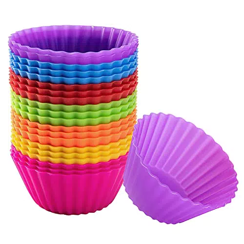Confezione Da 24 Stampi Per Muffin In Silicone