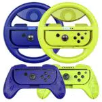 COODIO Volante e Grip per Nintendo Switch per Mario Kart / Nintendo Switch / Switch OLED, 4 Pezzi