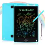 Coolzon Tavoletta Grafica LCD Scrittura 10 Pollici Colorato Schermo, Blu