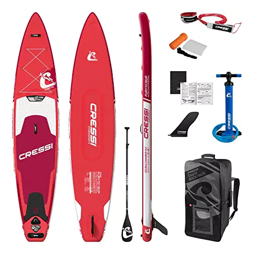 Cressi Fury Touring Dc Isup Set 12'2'', SUP Gonfiabile Unisex Adulto