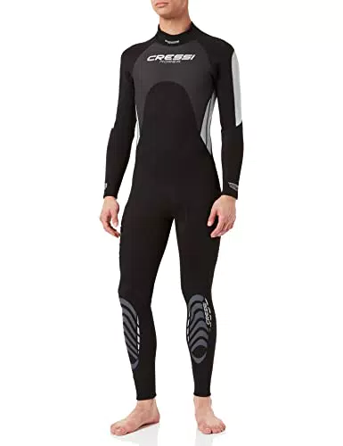Cressi Morea Man Wetsuit Full 3mm, Muta Monopezzo Neoprene Ultrastretch Uomo