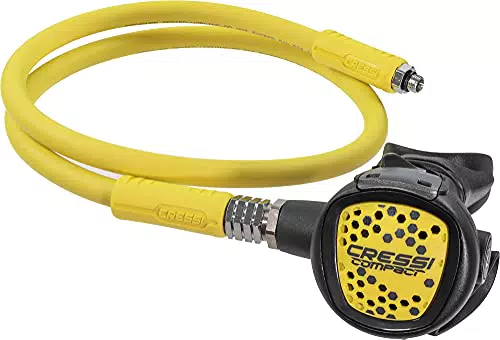 Cressi Octopus, Compact Erogatore Unisex Adulto, Giallo/Nero