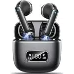 Cuffie Bluetooth 5.3, Auricolari Bluetooth Senza Fili Sport con 4 HD Microfono