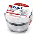 Cuki Vaschetta in Alluminio, Grigio, Monoporzione