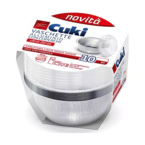 Cuki Vaschetta in Alluminio, Grigio, Monoporzione