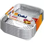 Cuki Vaschette Alluminio - 12 Porzioni - Rettangolari