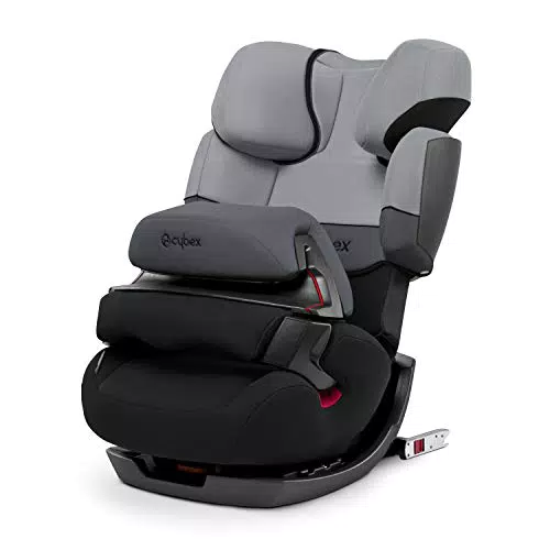 Cybex Silver Pallas Fix Seggiolino Auto 2 in 1 per Bambini, Con Isofix, Grigio