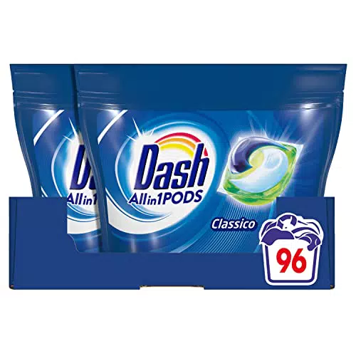 Dash Pods Detersivo Lavatrice In Capsule, 96 Lavaggi