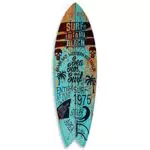 DECLINA Tavola surf, decorazione da parete, tavola da surf stampata