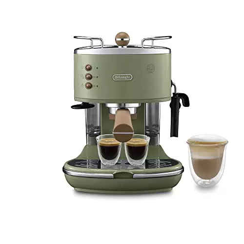 De'Longhi Icona Vintage ECOV311.GR Macchina da Espresso Manuale e Cappuccino