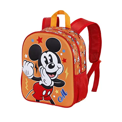 Disney Topolino Whisper - Zaino 3D Piccolo, Blu
