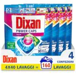 Dixan Power Caps Color, Detersivo Lavatrice in Capsule, 160 lavaggi