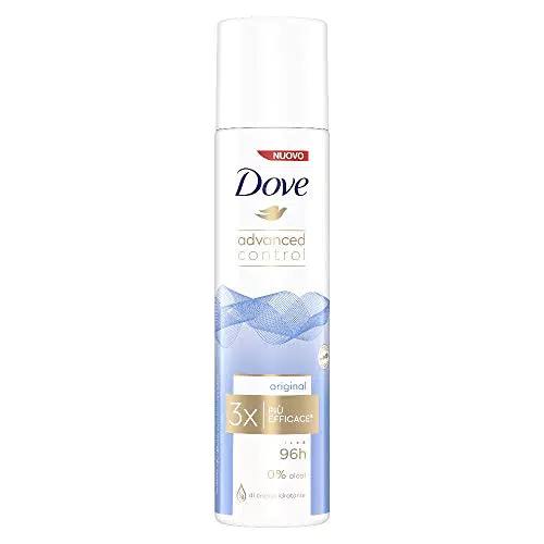 Dove, Deodorante Spray Advanced Control Original, Pelle Asciutta Fino a 96 Ore di Protezione