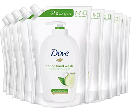 Dove Detergente Cremoso Cetriolo & Tè Verde Ricarica 10 x 500 ml
