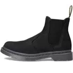 Dr. Martens 2976, Anfibi Unisex, Black Milled Nubuck, 39