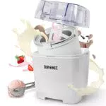 Duronic IM540 Macchina per gelati 1.5 L - Gelatiera ad accumulo Ciotola inclusa - Ideale per sorbetti Frozen yogurt e gelato artigianale fatto in casa