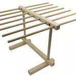 ELETTRO CENTER Art.A391 Stendi Asciuga Pasta, Legno