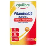 Equilibra Integratori Alimentari, Vitamina D3, 30 Compresse Altodosate