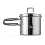 Pentola per campeggio in Acciaio Inox da 625 ML con Coperchio