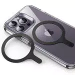 ESR HaloLock Anello Universale 360, Kit di conversione a MagSafe, 2 Pezzi, Nero