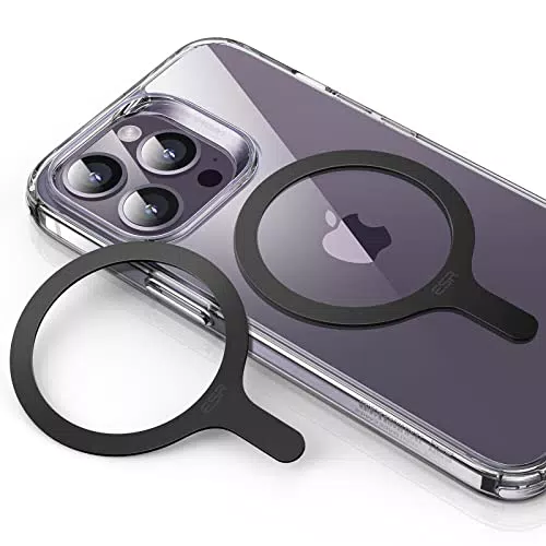 ESR HaloLock Anello Universale 360, Kit di conversione a MagSafe, 2 Pezzi, Nero
