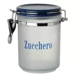 Excelsa Barattolo per Zucchero, Plastica, Blu