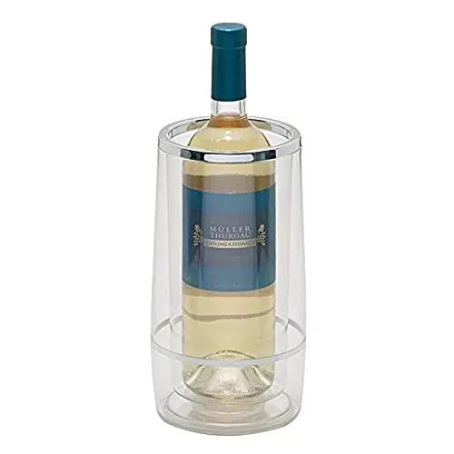 Excelsa Satin Glacette Porta Bottiglie Termico, 13 x13 x H 24 cm