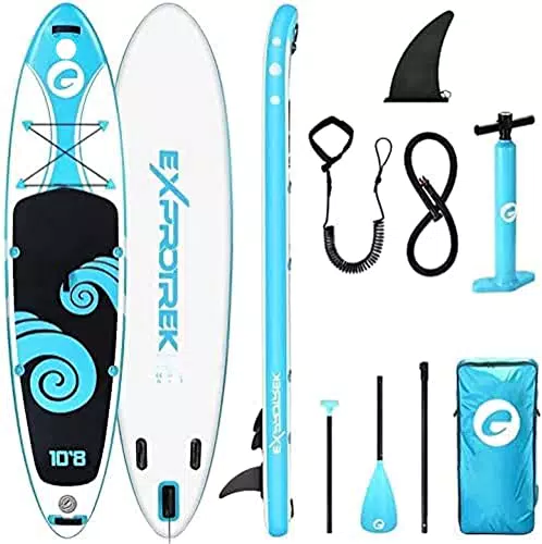Exprotrek Stand Up Paddling Board, SUP Board gonfiabile, 200 kg max