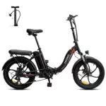 Fafrees Bici Elettrica Pieghevole Unisex, nero