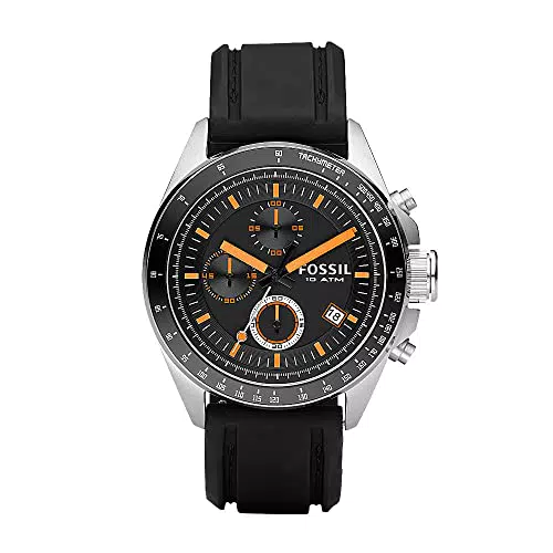 Fossil Orologio Decker da uomo, movimento cronografo al quarzo