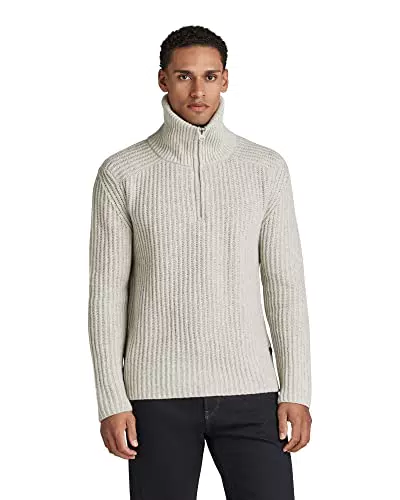 G-STAR RAW maglione chunky da uomo, Beige, M