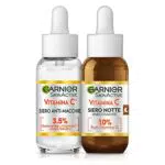 Garnier Routine Completa Vitamina C, Kit con Siero Anti-Macchie e Siero Notte Uniformante