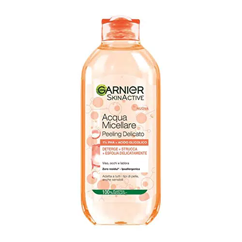 Garnier SkinActive Acqua Micellare Tutto-in-1, Peeling Delicato
