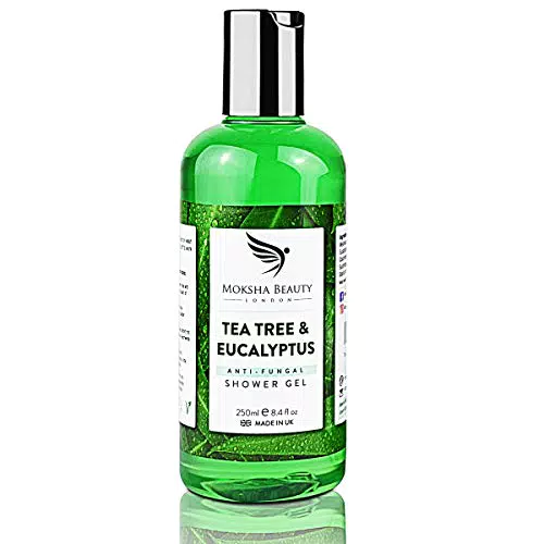Gel Doccia Sapone Tea Tree con Olio di Melaleuca; Detergente Antimicotico Naturale