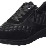 Geox D Airell A, Sneakers Donna, Nero, 38