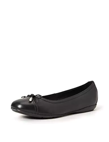 Geox D Annytah D, Ballerine Donna, Nero, 37,5
