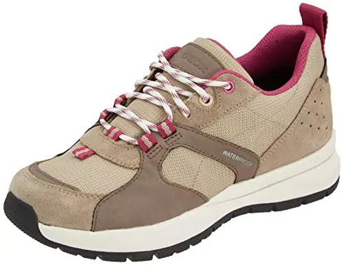 Geox D Braies, Sneakers Donna, Beige, 39