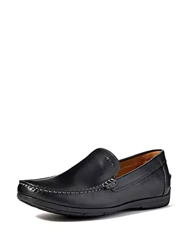Geox U Simon a, Mocassini Uomo, nero, 39