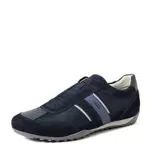 Geox U Wells A, Sneakers Uomo, Blu, 39