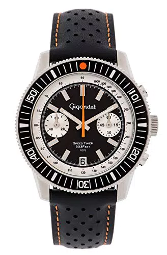 Gigandet Speed Timer Orologio Uomo Cronografo Analogico Quartz Nero Bianco G7-010
