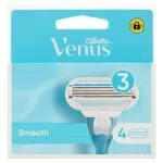 Gillette Venus Smooth Rasoio Donna, 4 Lamette di Ricambio
