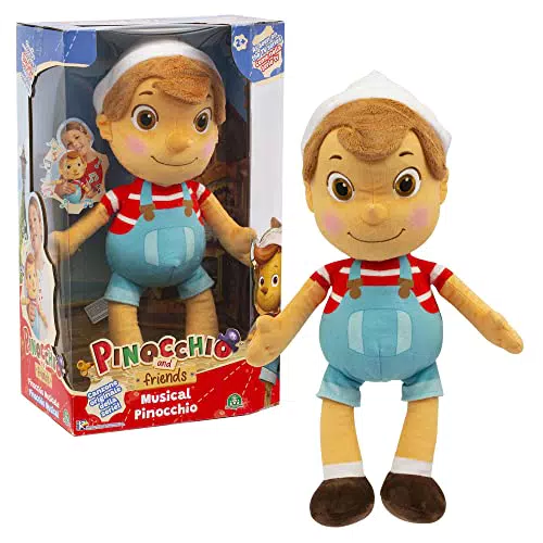 Giochi Preziosi Pinocchio - Peluche Musicale Di 36 Cm Con Cappello